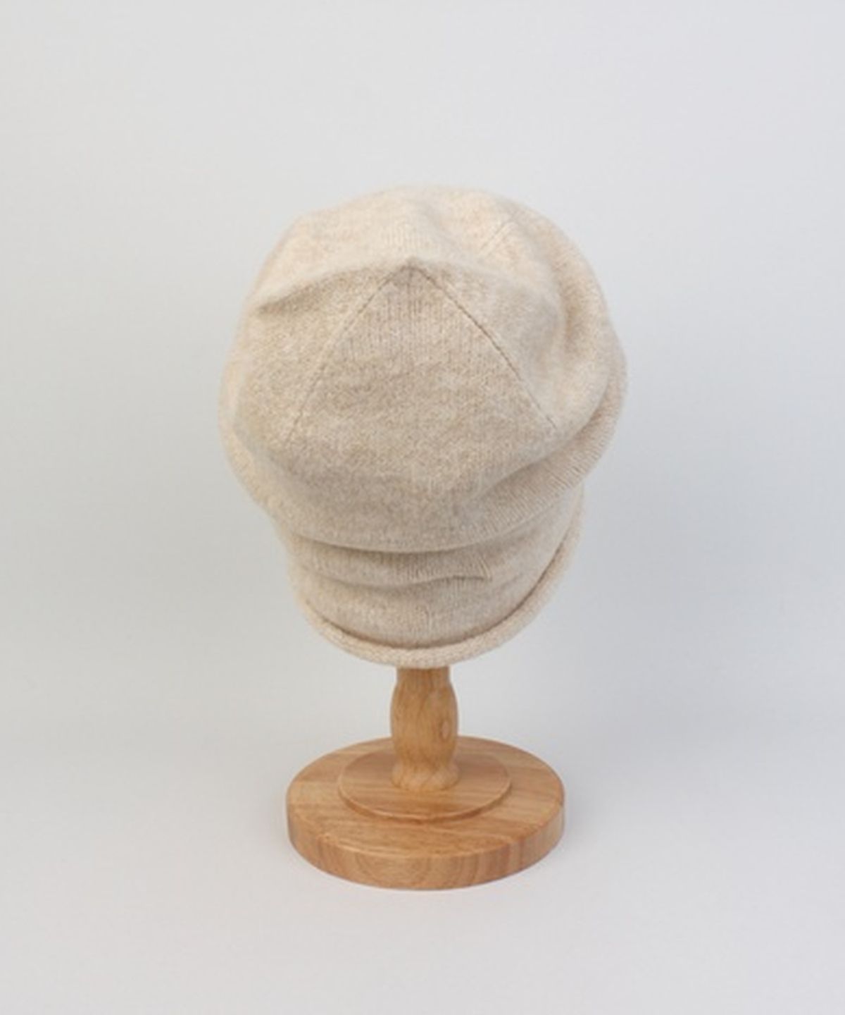 유니버셜 케미스트리(UNIVERSAL CHEMISTRY) Wool Ivory Roll-up Long Beanie 롱비니