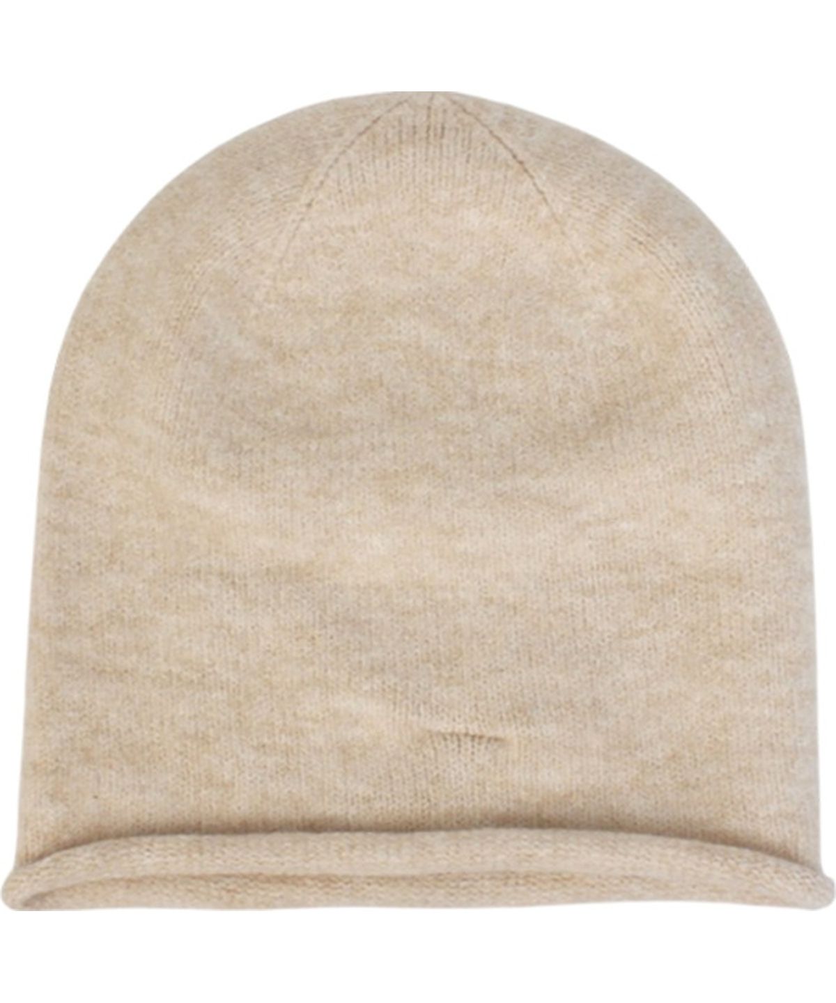 유니버셜 케미스트리(UNIVERSAL CHEMISTRY) Wool Ivory Roll-up Long Beanie 롱비니