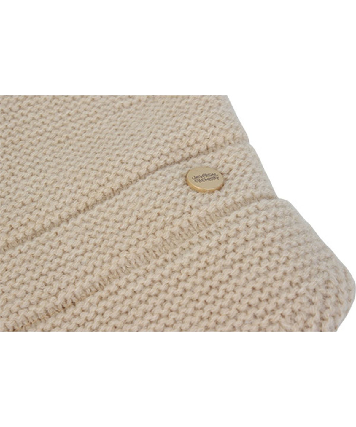유니버셜 케미스트리(UNIVERSAL CHEMISTRY) Kint Beige Brim Beanie 니트비니