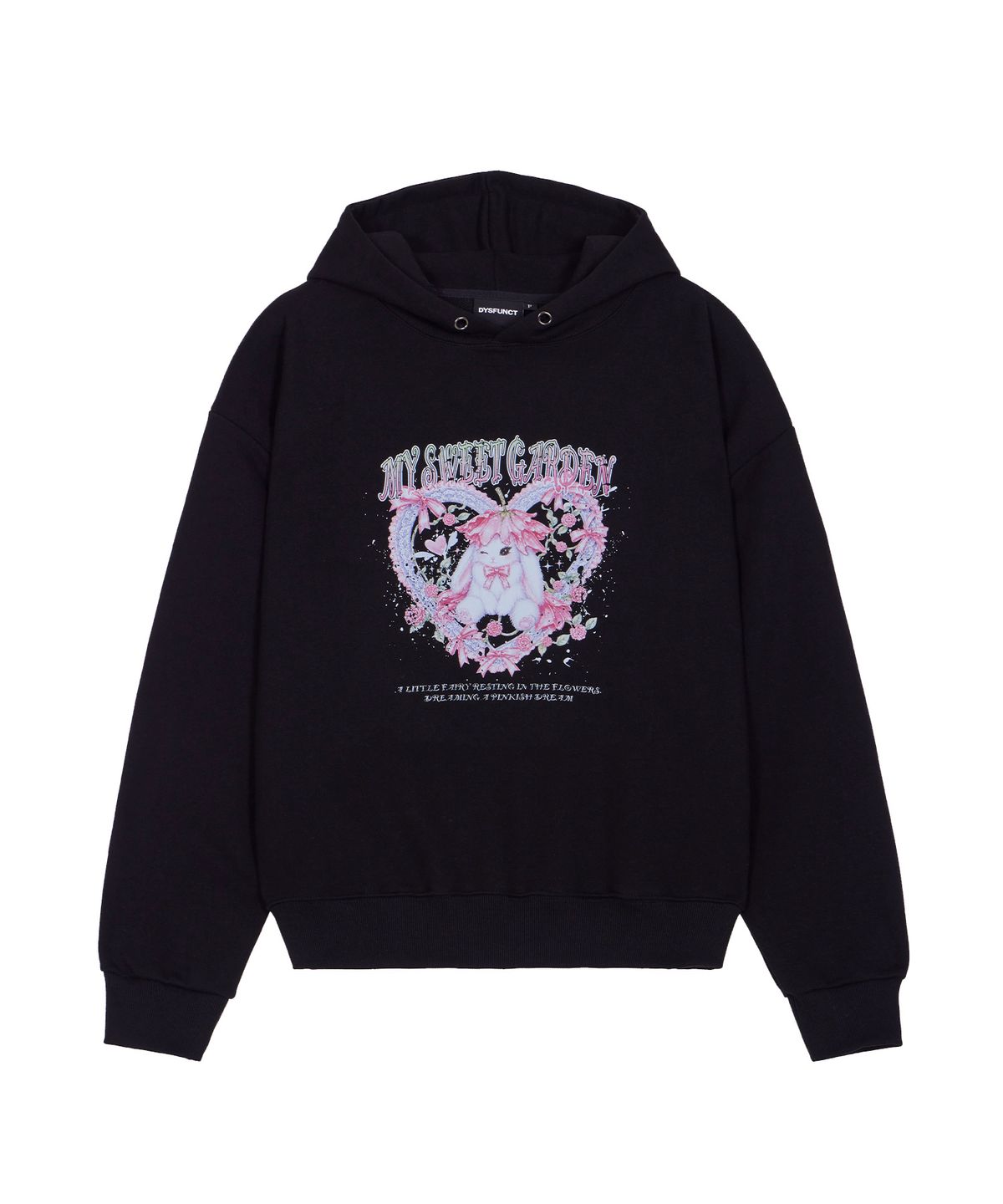 디스펑트(DYSFUNCT) MY SWEET GARDEN HOODIE(BLACK)