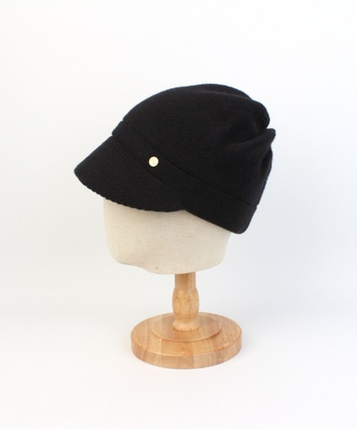 유니버셜 케미스트리(UNIVERSAL CHEMISTRY) Kint Black Brim Beanie 니트비니