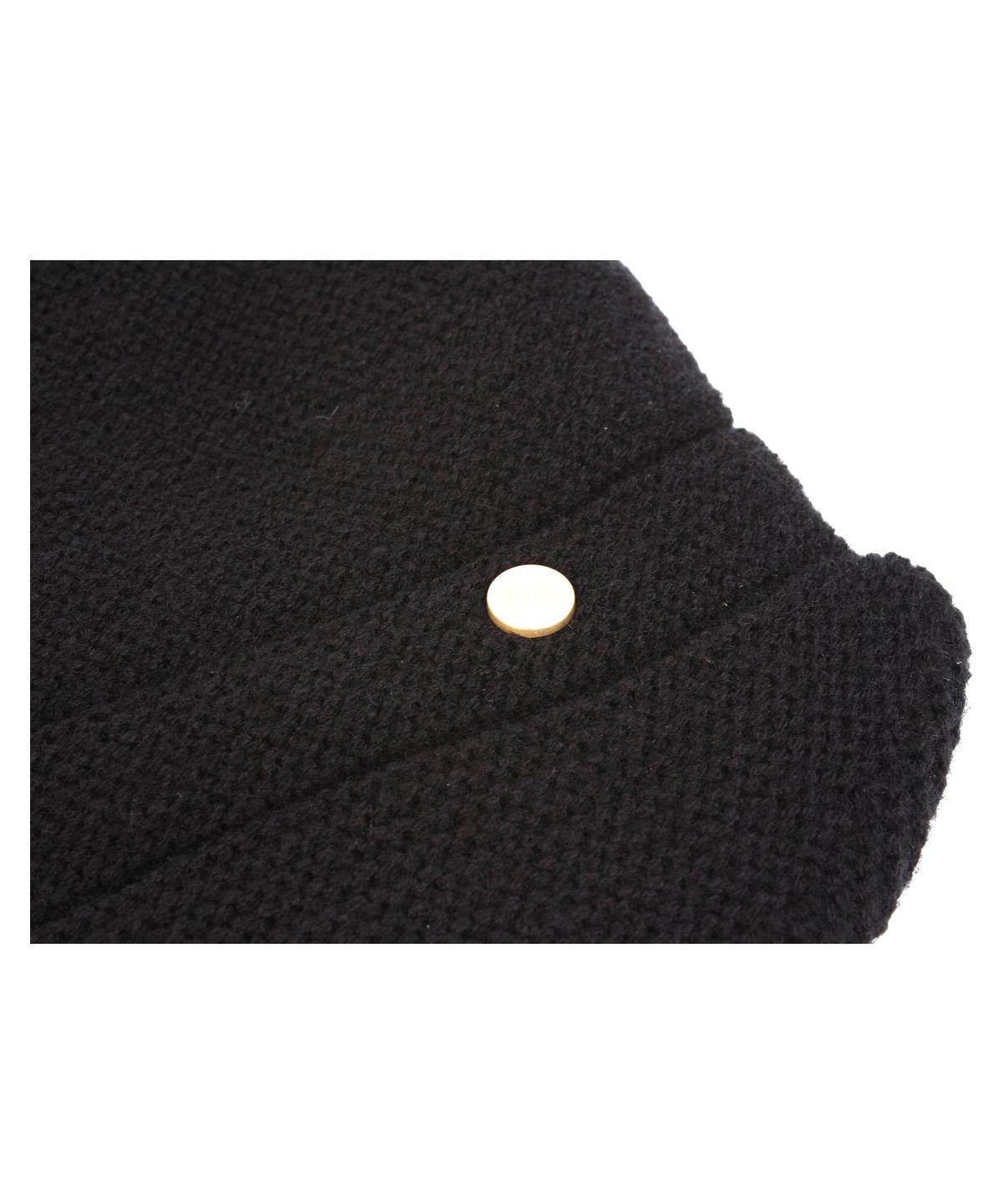 유니버셜 케미스트리(UNIVERSAL CHEMISTRY) Kint Black Brim Beanie 니트비니