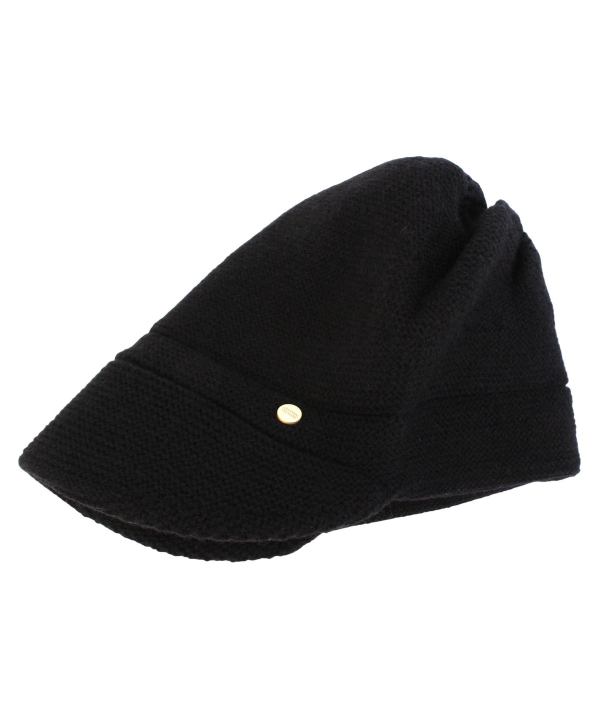 유니버셜 케미스트리(UNIVERSAL CHEMISTRY) Kint Black Brim Beanie 니트비니