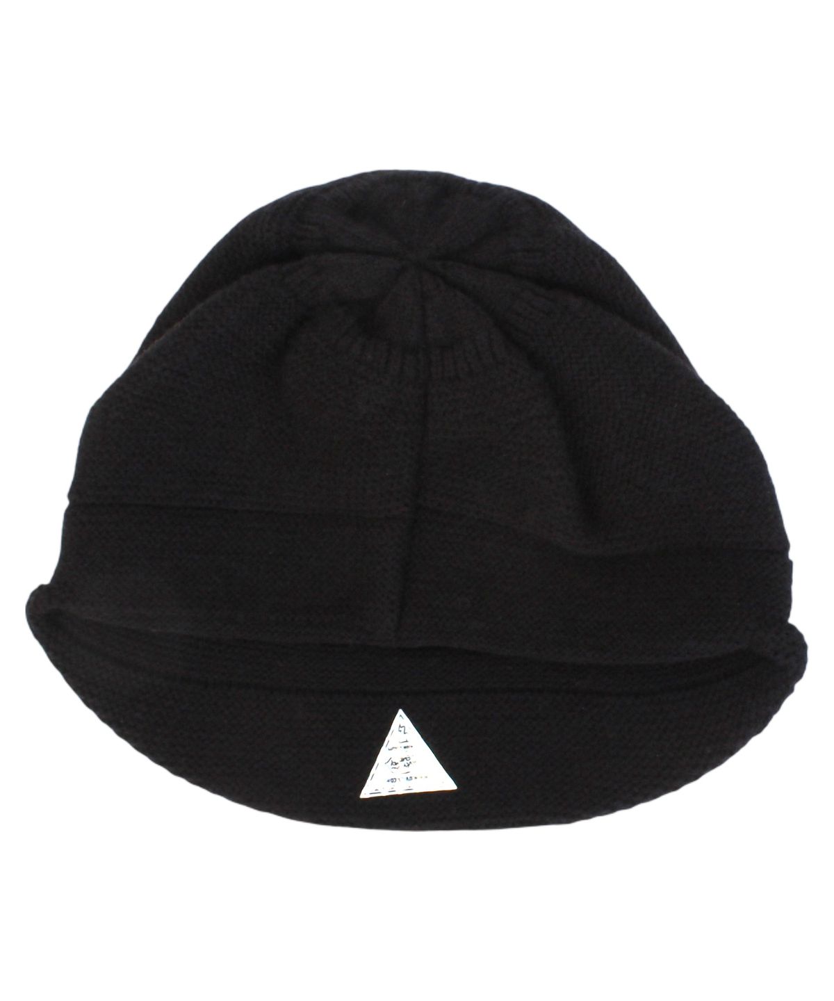 유니버셜 케미스트리(UNIVERSAL CHEMISTRY) Kint Black Brim Beanie 니트비니