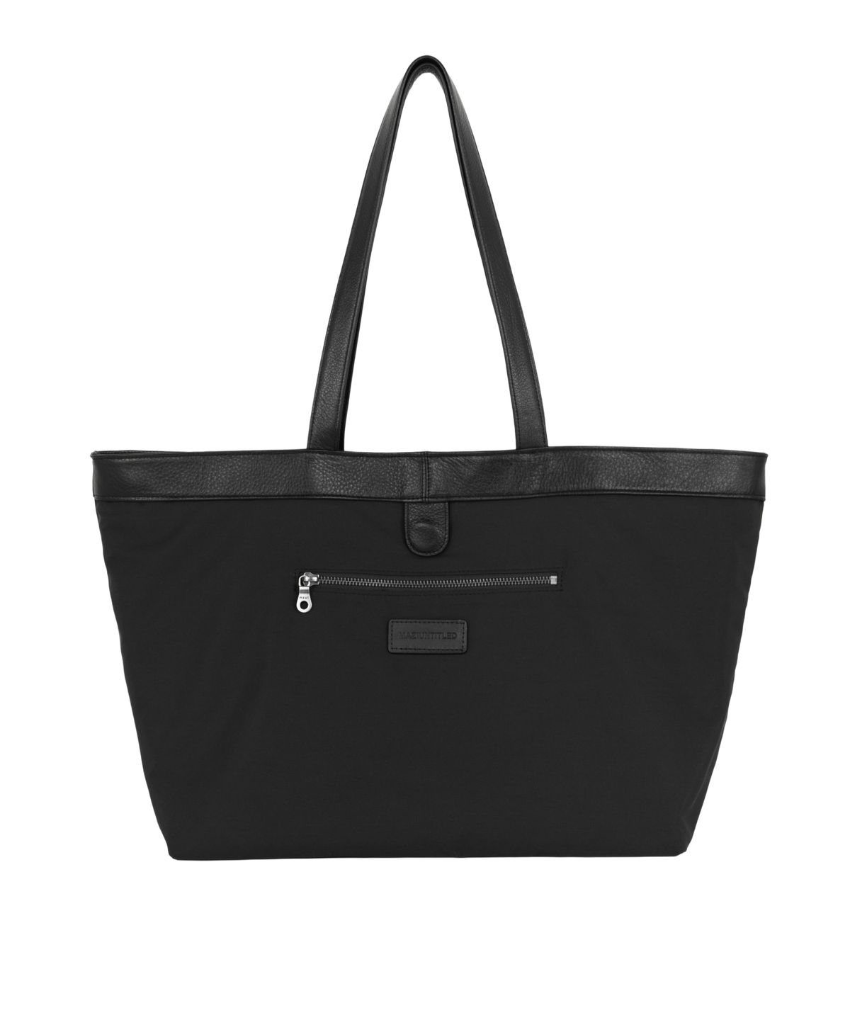 마지언타이틀(MAZI UNTITLED) Sortie Bag / Leather Black