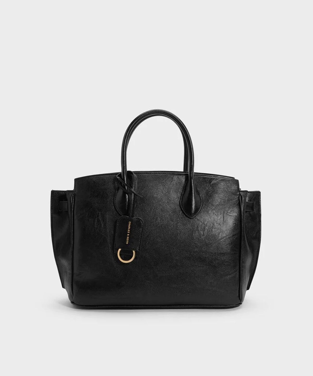 찰스앤키스(CHARLES & KEITH) 라지 지네브라 토트백 블랙 CK2-30782933