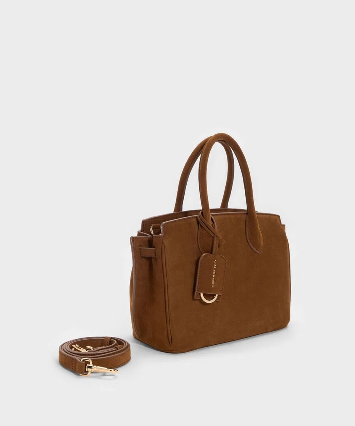 찰스앤키스(CHARLES & KEITH) 지네브라 토트백 피칸 브라운 CK2-30782934-1