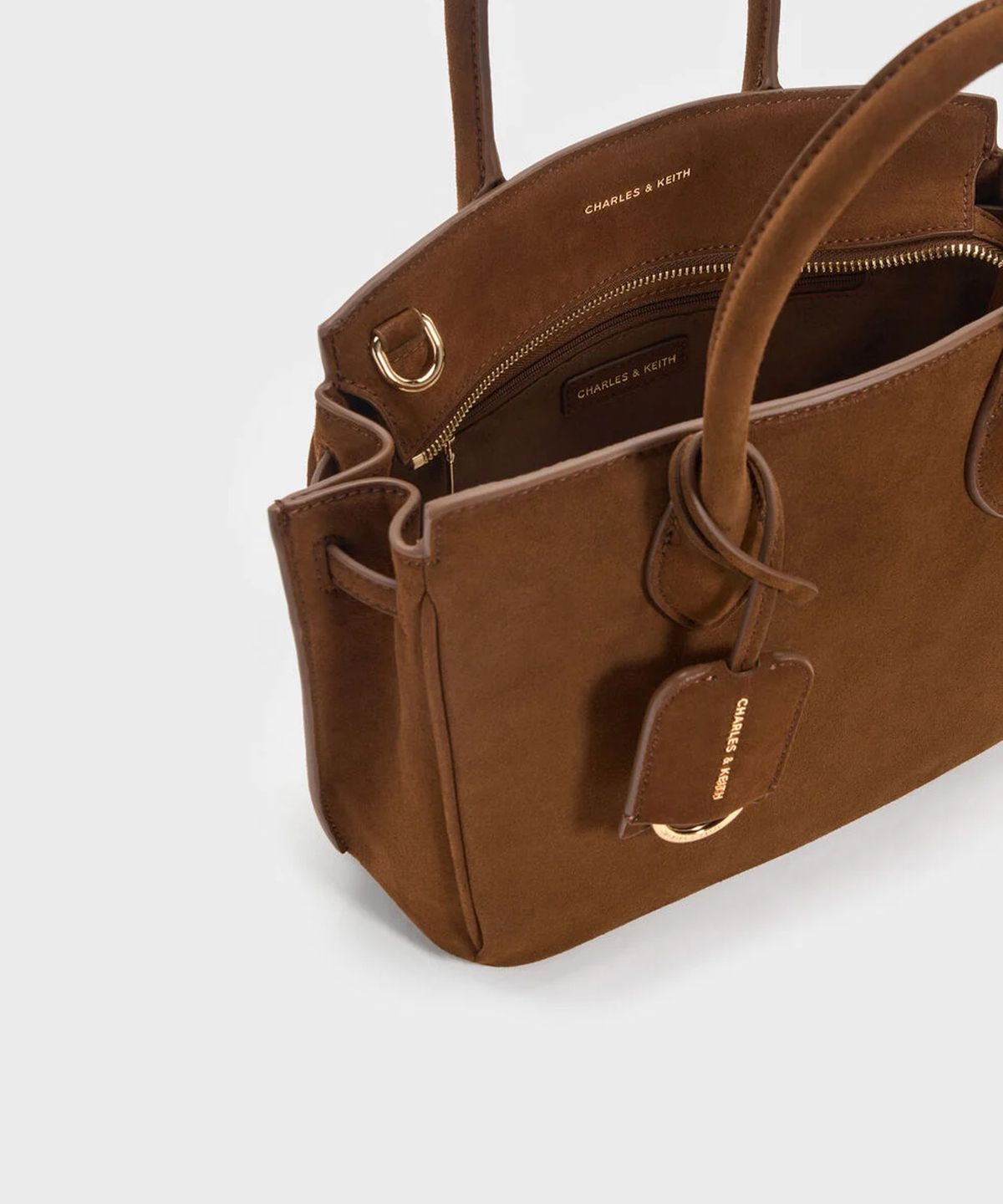 찰스앤키스(CHARLES & KEITH) 지네브라 토트백 피칸 브라운 CK2-30782934-1