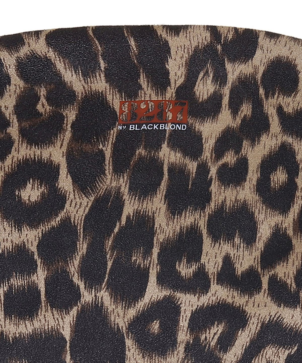 블랙블론드(BLACKBLOND) 8287 로고 레오파드 롱 스커트 (브라운)