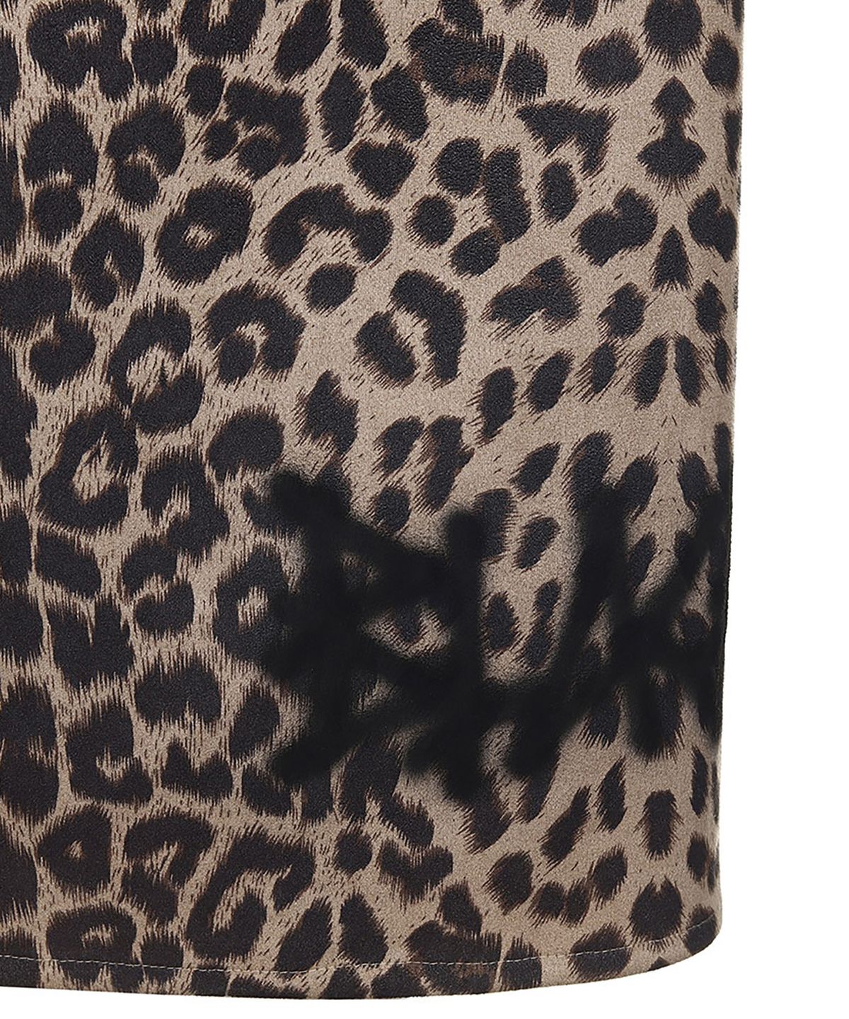 블랙블론드(BLACKBLOND) 8287 로고 레오파드 롱 스커트 (브라운)