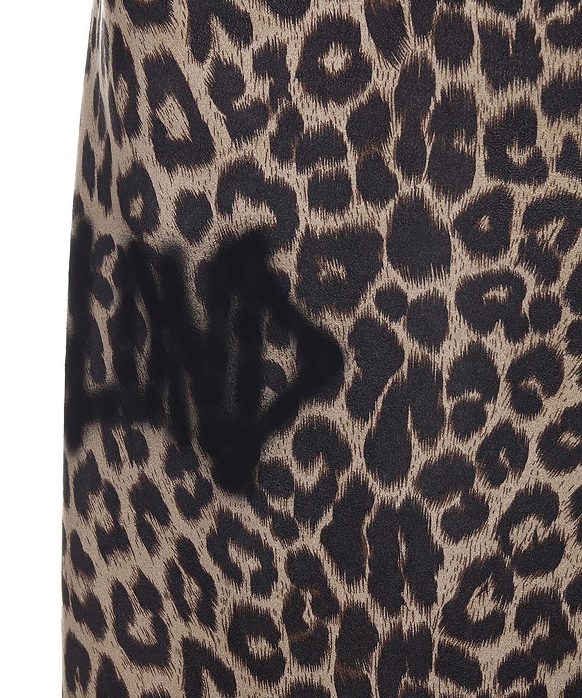 블랙블론드(BLACKBLOND) 8287 로고 레오파드 롱 스커트 (브라운)