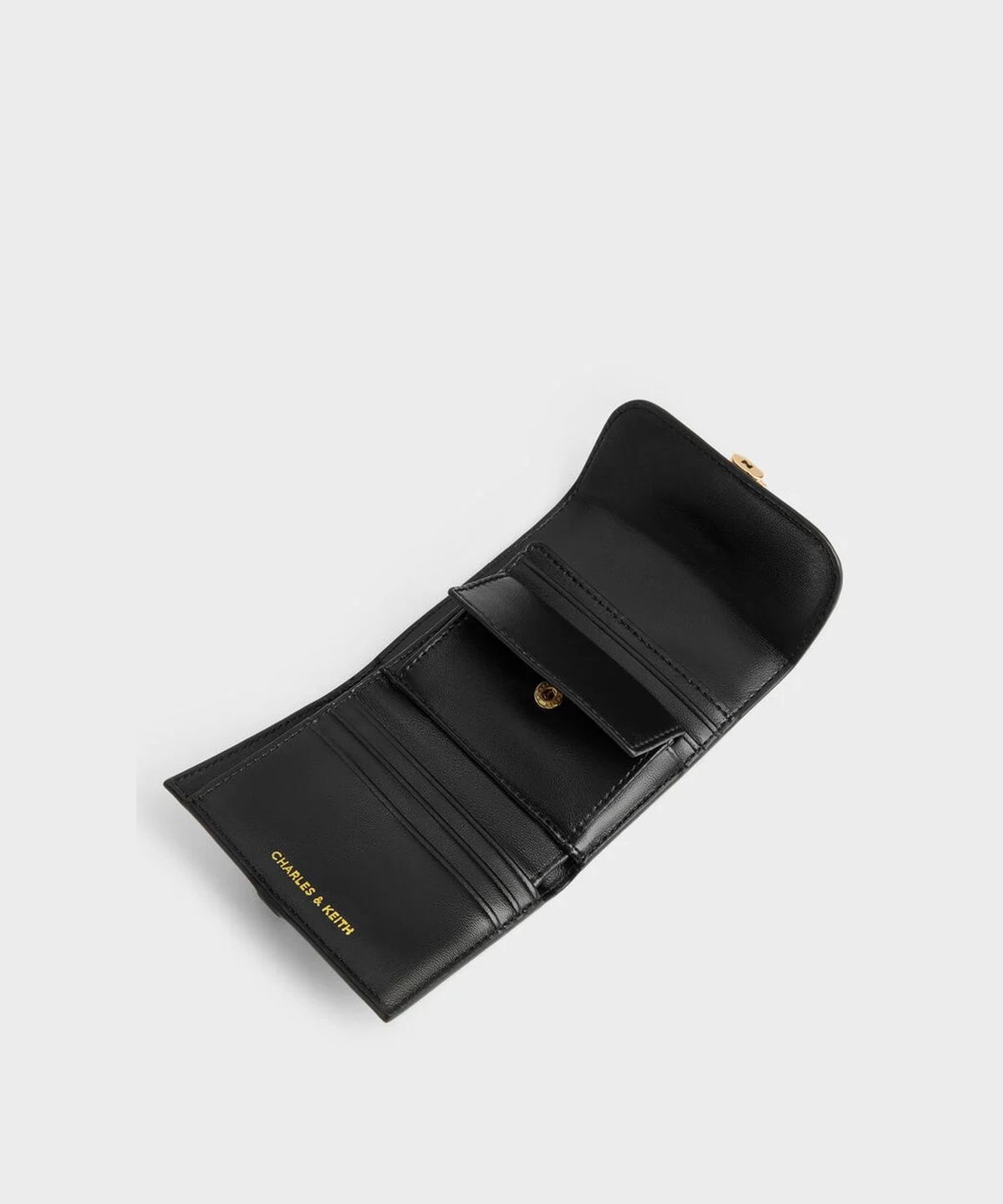 찰스앤키스(CHARLES & KEITH) 델피나 크로코 이펙트 스몰 월렛 CK6-10701713-1
