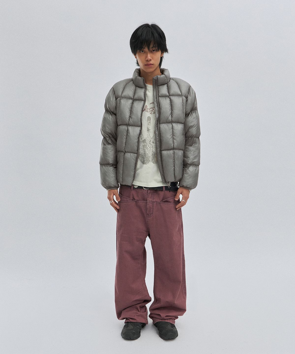 스웨이드(SUADE) [suade X 세종] TWO POCKET PANTS [PLUM]