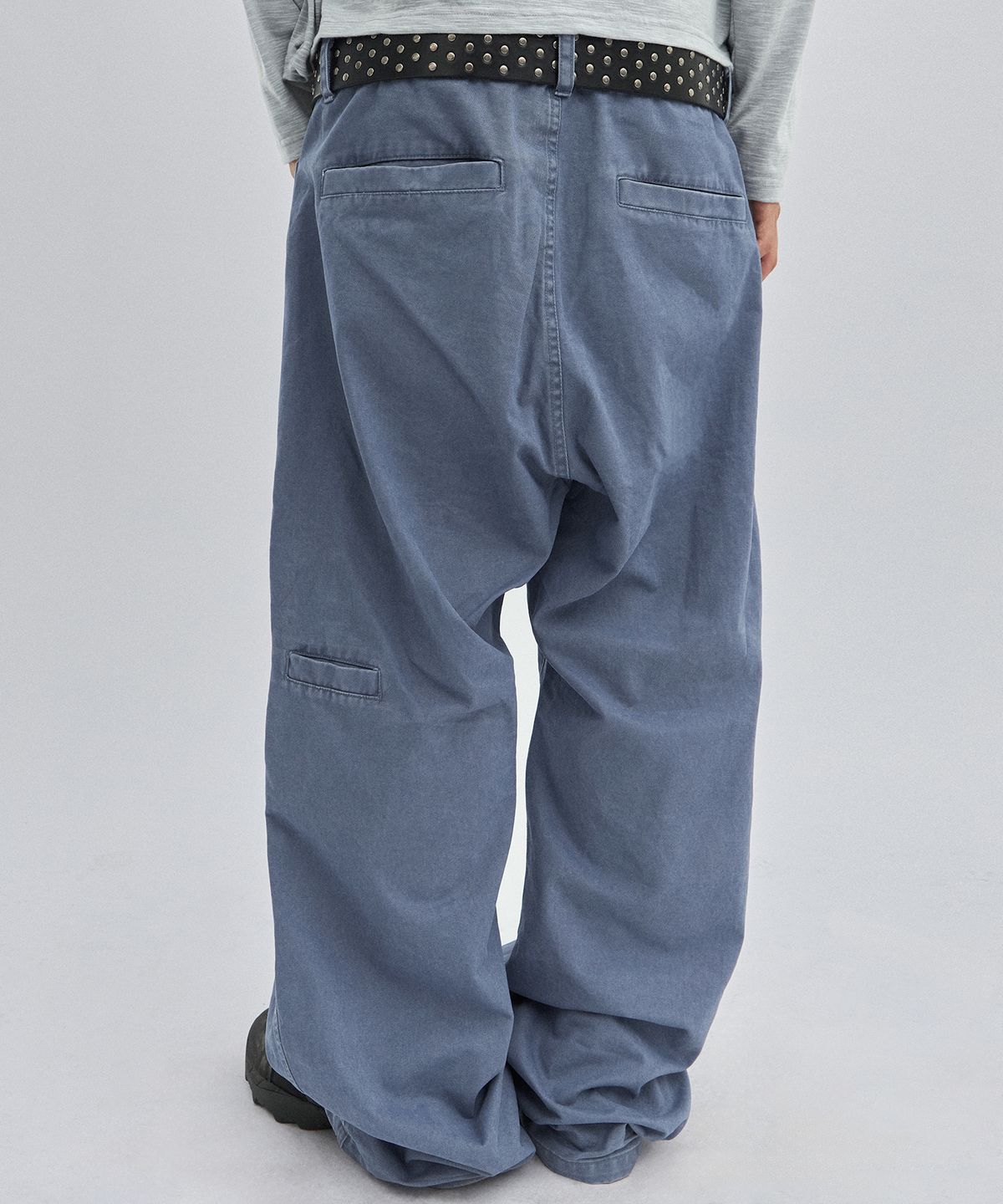 스웨이드(SUADE) [suade X 세종] TWO POCKET PANTS [DUSTY BLUE]