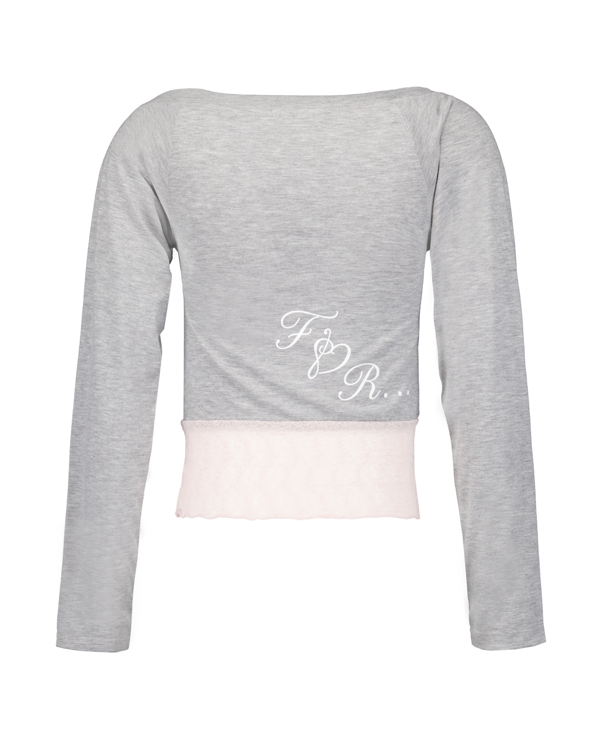 포어링(FORUSRING) For you lace tee (grey)