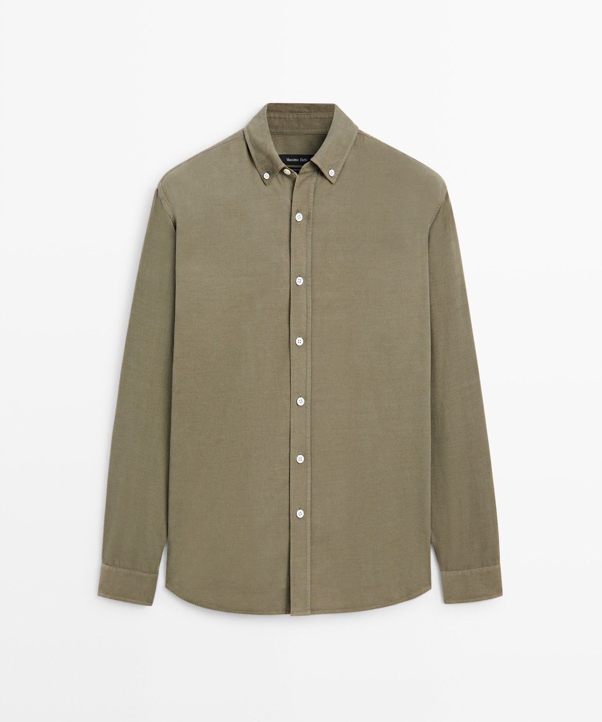 마시모두띠(MASSIMO DUTTI) 레귤러 핏 니들코드 셔츠