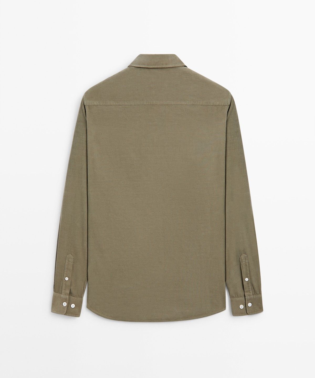 마시모두띠(MASSIMO DUTTI) 레귤러 핏 니들코드 셔츠