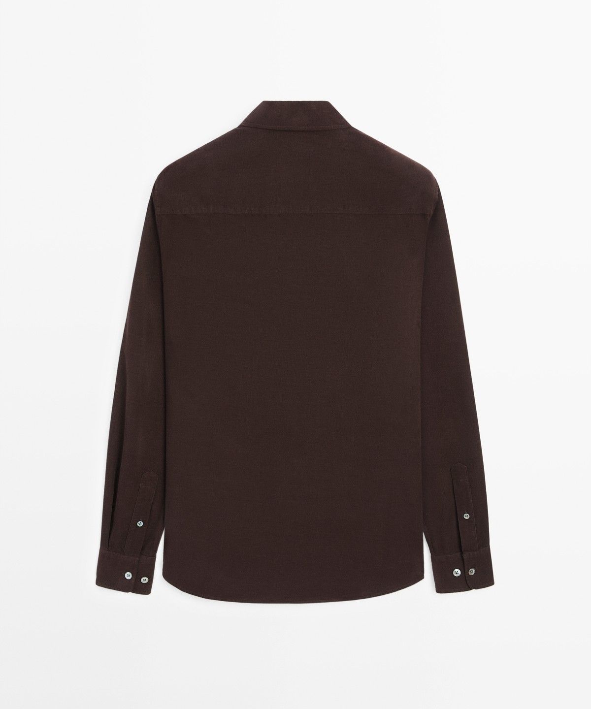 마시모두띠(MASSIMO DUTTI) 레귤러 핏 니들코드 셔츠