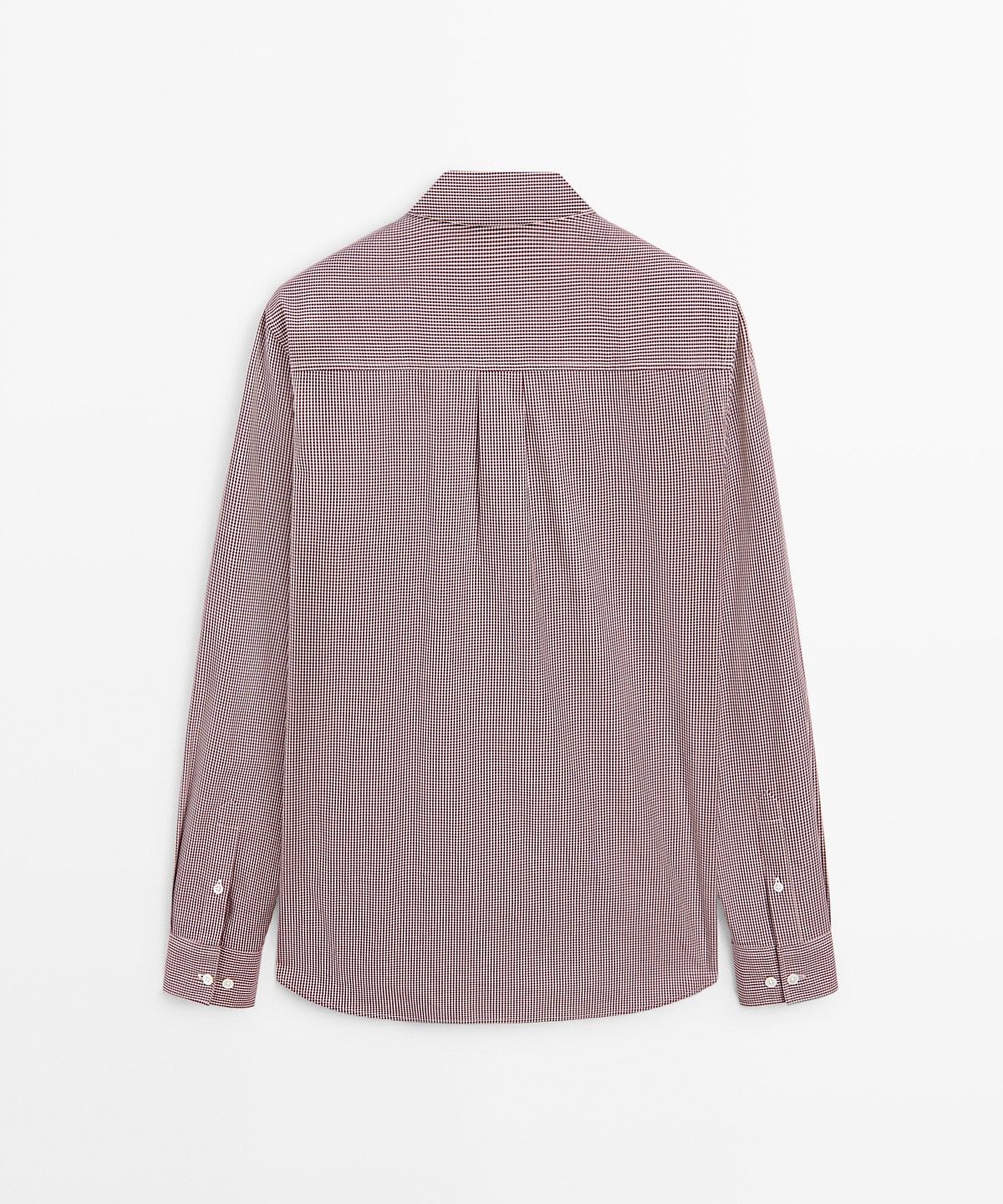 마시모두띠(MASSIMO DUTTI) 레귤러 핏 깅엄 체크 셔츠