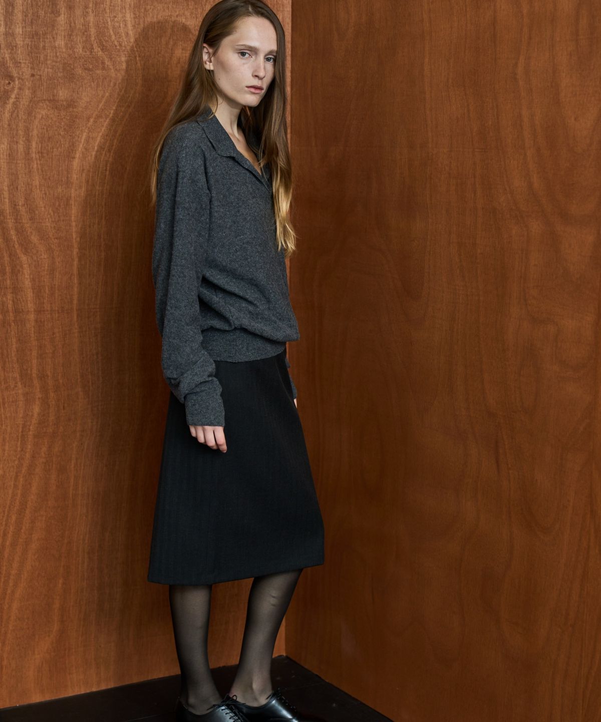 그리다제이(GRIDAJ) Classic Classy Midi Skirt