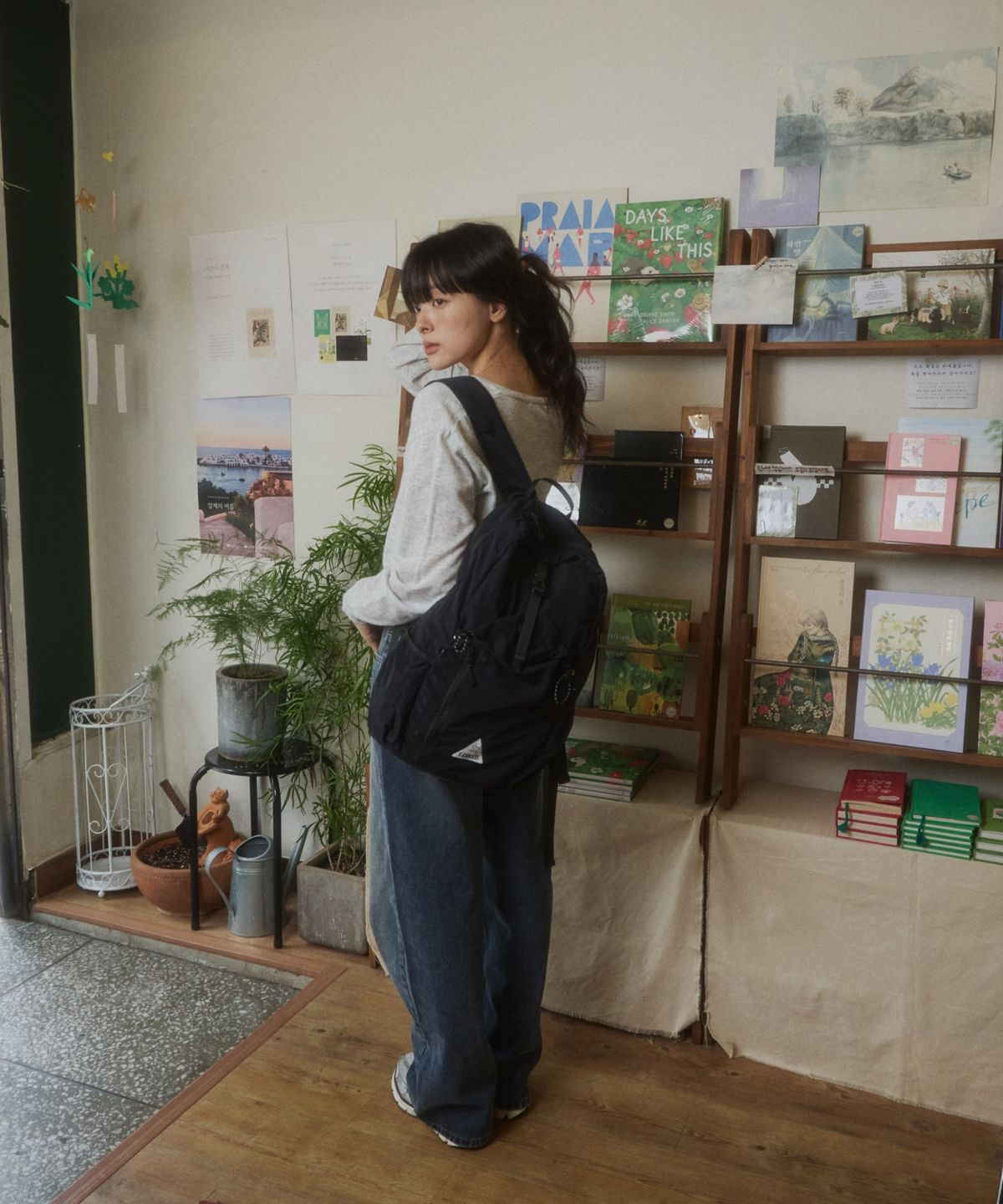 레니비(LeneeB) 에어 피크 백팩 블랙