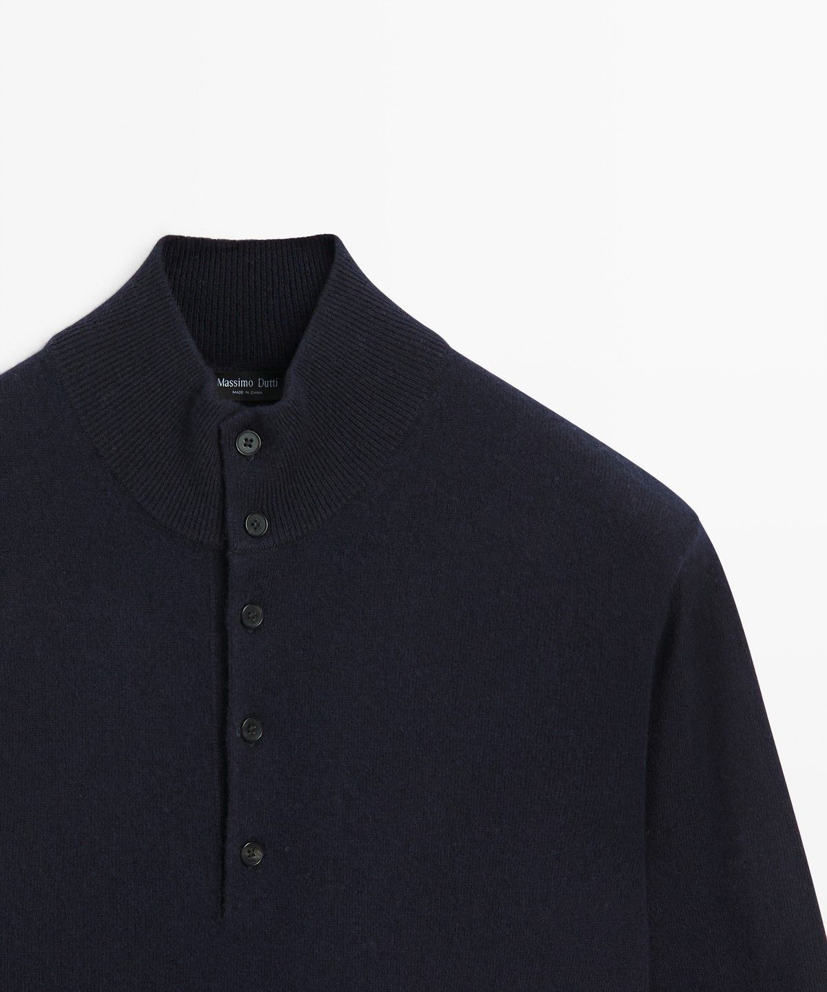 마시모두띠(MASSIMO DUTTI) 울 블렌드 목크넥 니트 스웨터