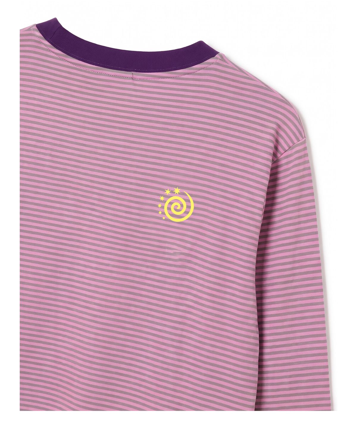 피드파이퍼(PIEDPIPER) 쇼크 사운드 스트라이프 L/S 핑크