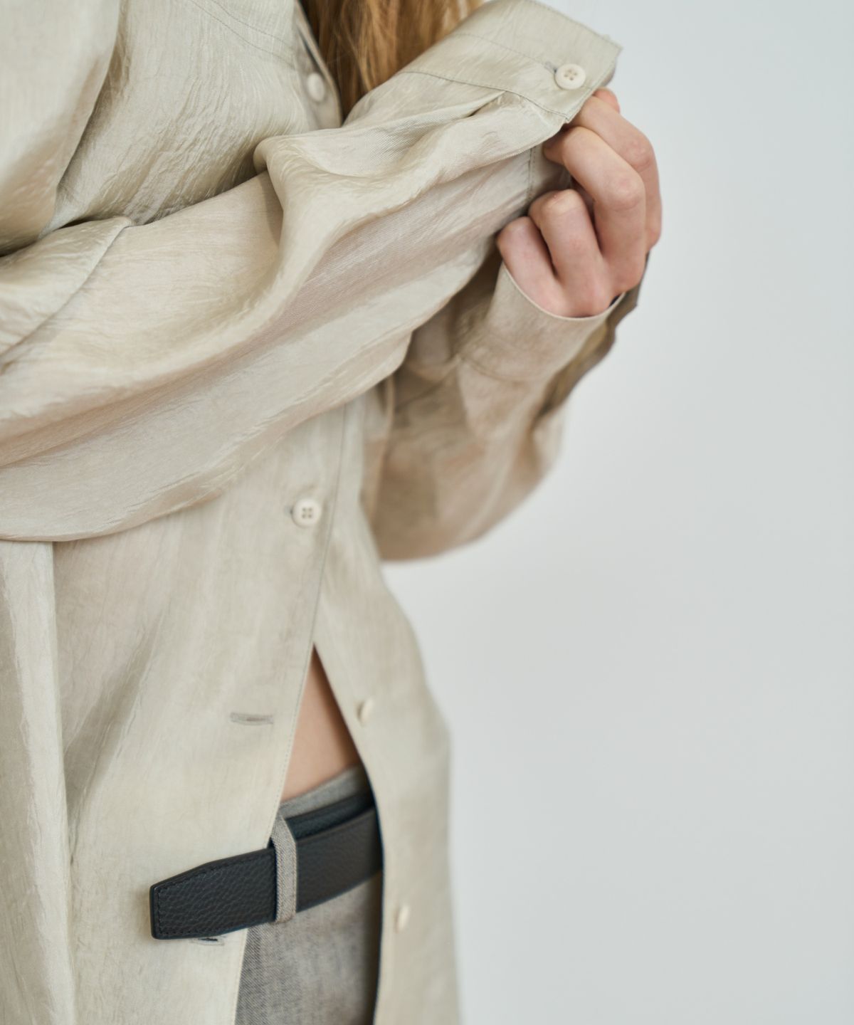 그리다제이(GRIDAJ) Classic Cowhide Minimal Belt