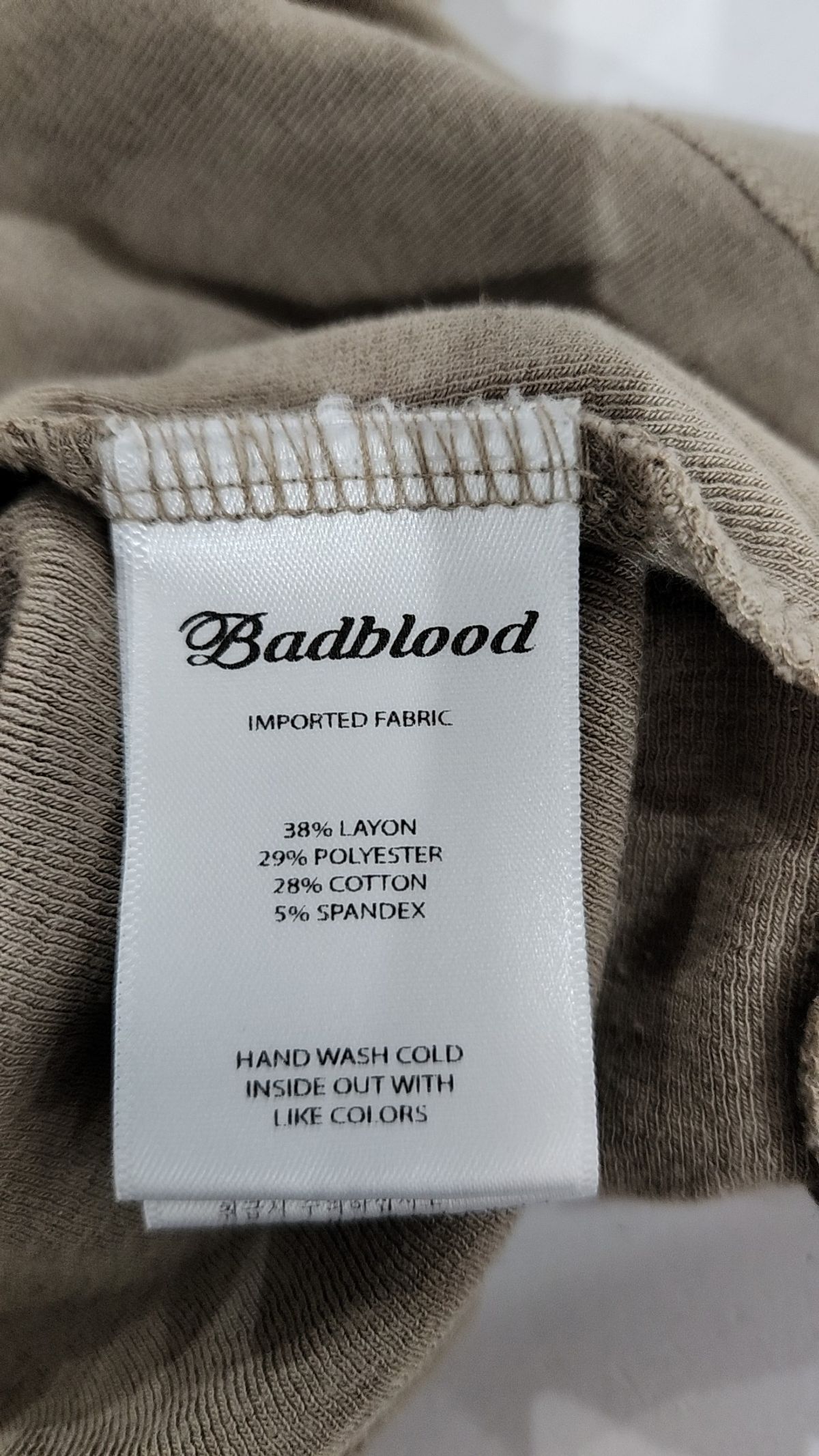 배드블러드(BADBLOOD) 후드 티셔츠 S