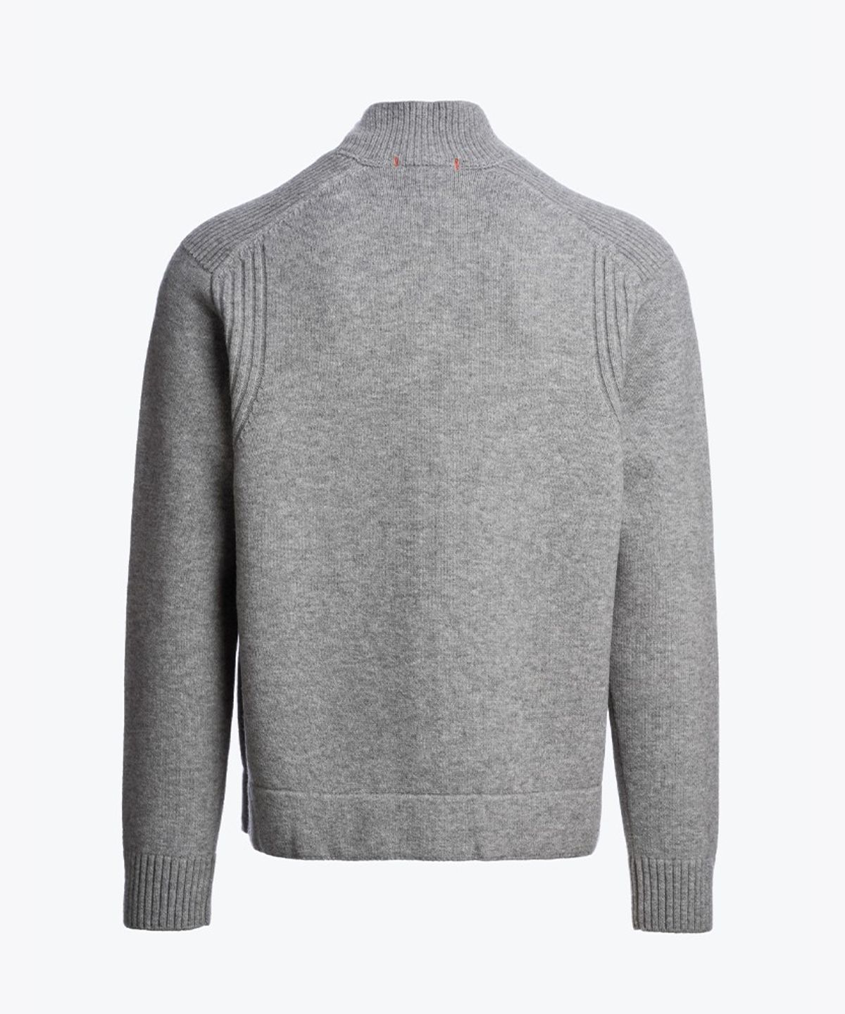 파라점퍼스(PARA JUMPERS) 남성 풀집업 가디건 레비코-Ash Grey Melange (26WMPMKNLW03PJ0608)
