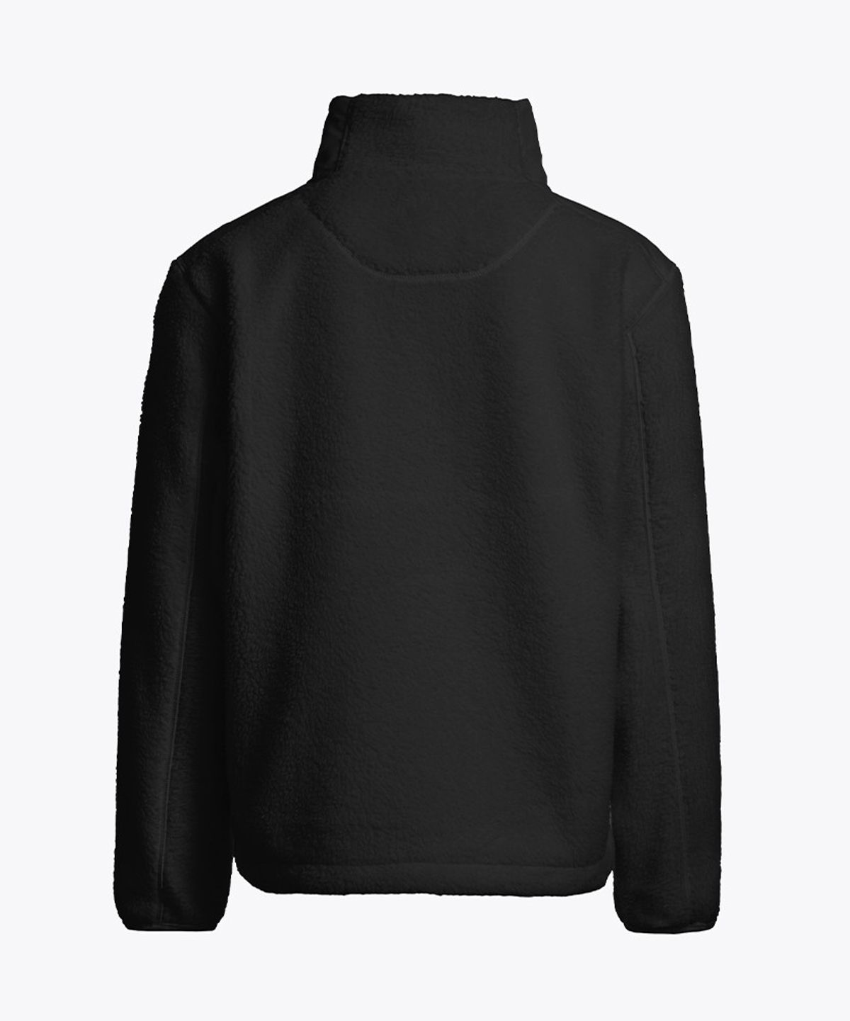 파라점퍼스(PARA JUMPERS) 남성 하프 집업 플리스 베르겐-Off Black -Black (26WMPMFLQS22PJB071)