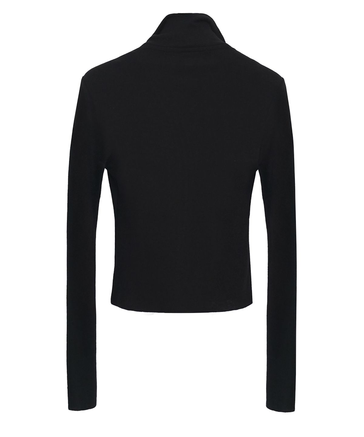 도그마 엑스(DOGMA EHKS) ASYMMETRICAL ZIP UP TOP BLACK