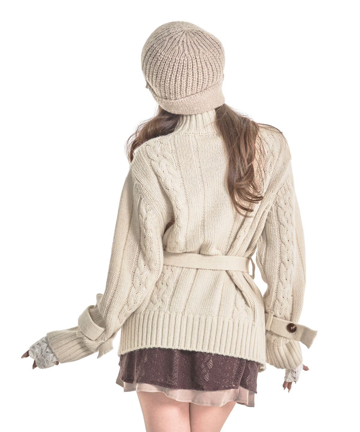 포어링(FORUSRING) Mellow knit cardigan (ivory)