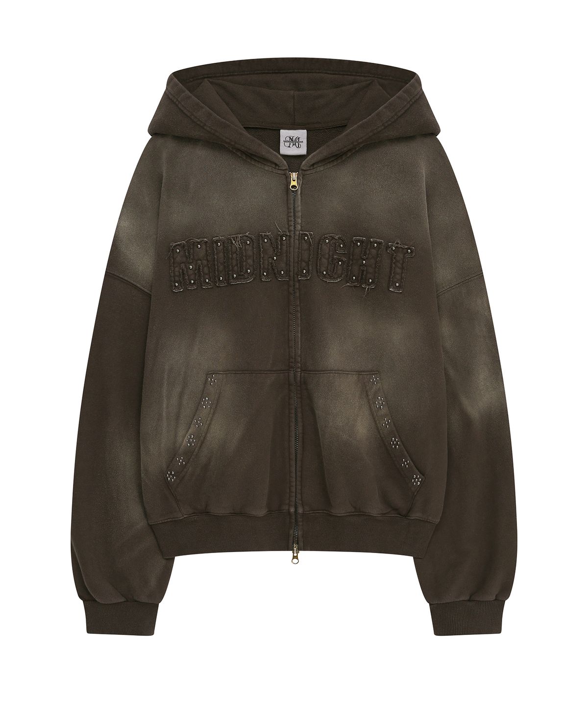 미드나잇 무브(MIDNIGHT MOVE) ws hood zip up (brown)