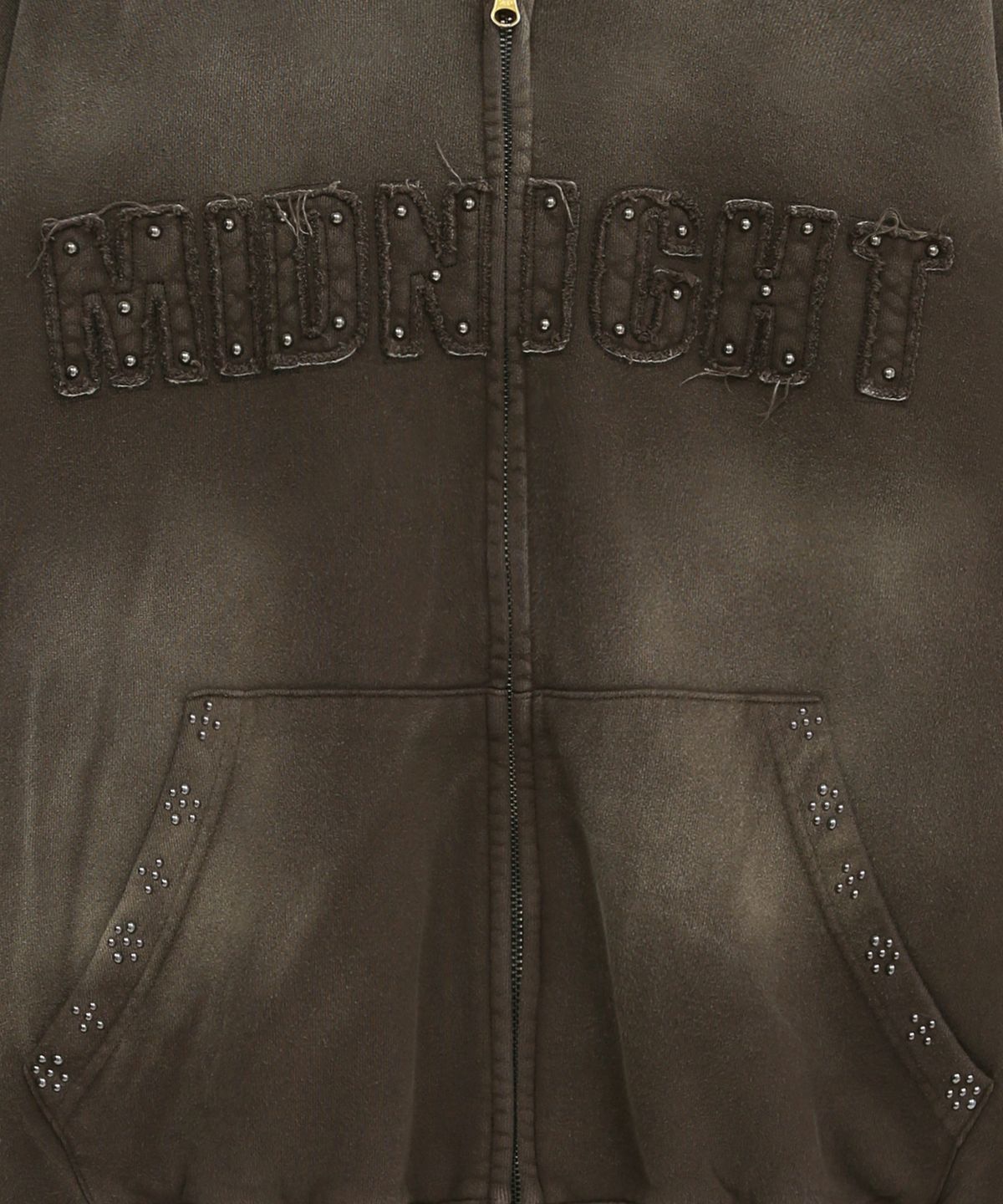 미드나잇 무브(MIDNIGHT MOVE) ws hood zip up (brown)