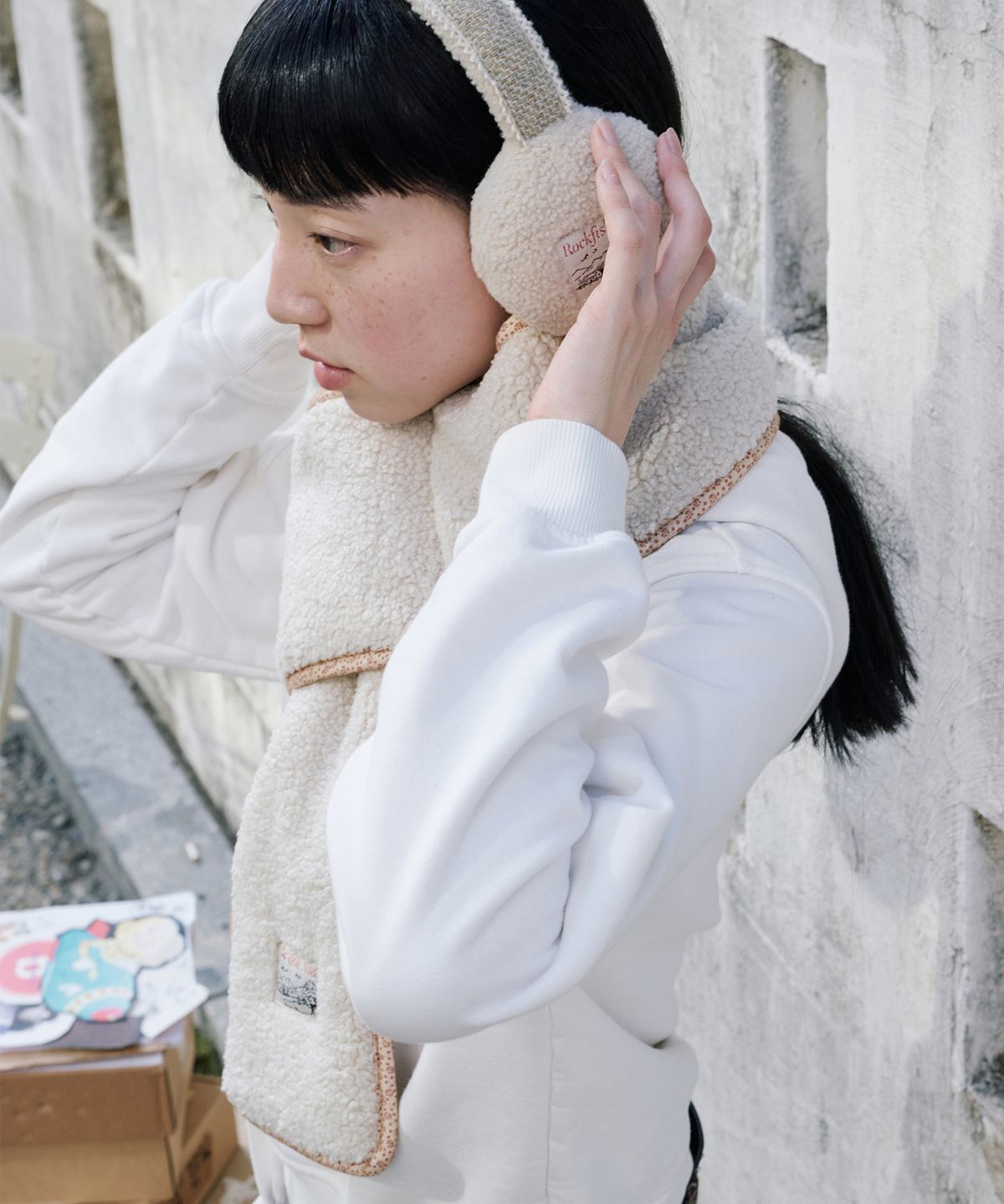 락피쉬웨더웨어(ROCKFISH WEATHERWEAR) FLEECE SCARF - 2 colors