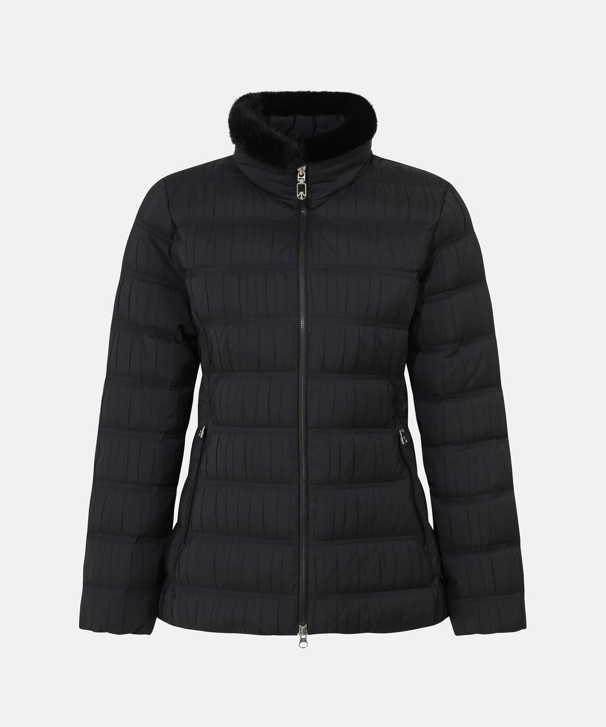 데상트(DESCENTE) 여성 중경량 스탠드넥 다운 자켓 블랙 SR322SDJ92