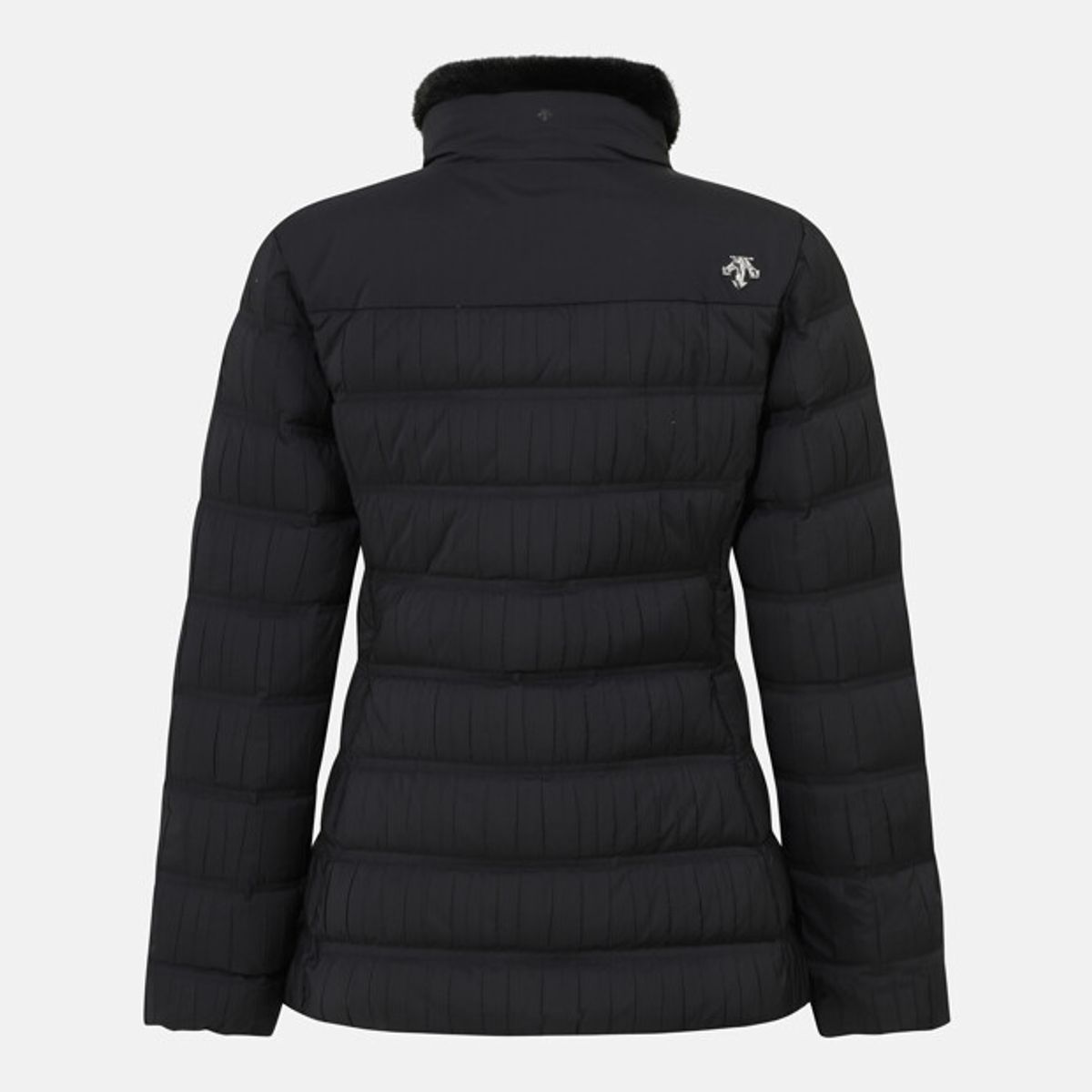 데상트(DESCENTE) 여성 중경량 스탠드넥 다운 자켓 블랙 SR322SDJ92