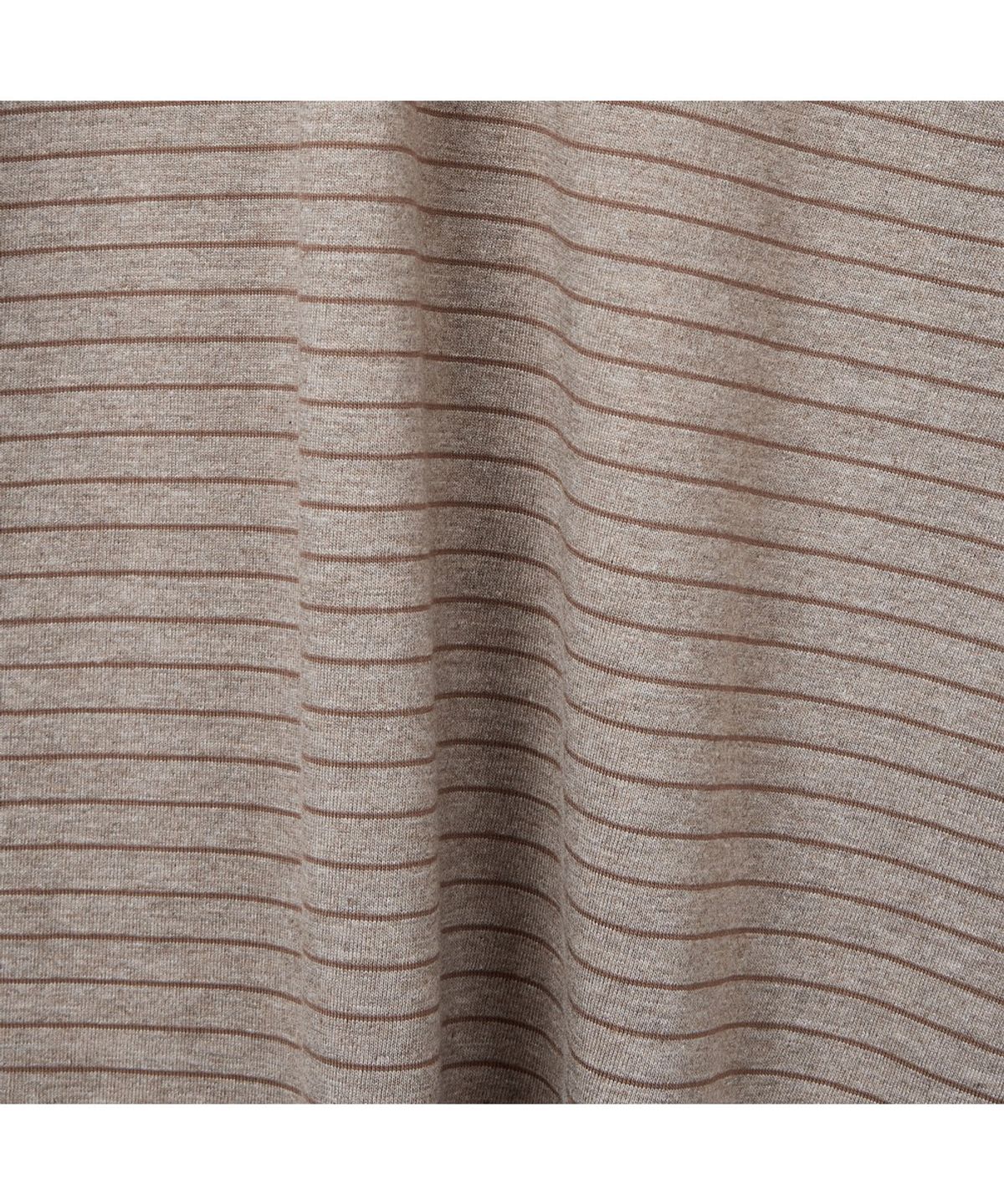자주(JAJU) [SET] 여 스마트 코튼 라운드넥 긴팔 라운지 티셔츠, 10부 라운지 팬츠_다크 브라운&멜란지베이지
