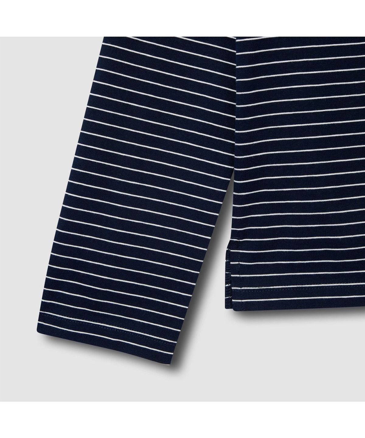자주(JAJU) [SET] 여 스마트 코튼 라운드넥 긴팔 라운지 티셔츠, 10부 라운지 팬츠_다크네이비&네이비