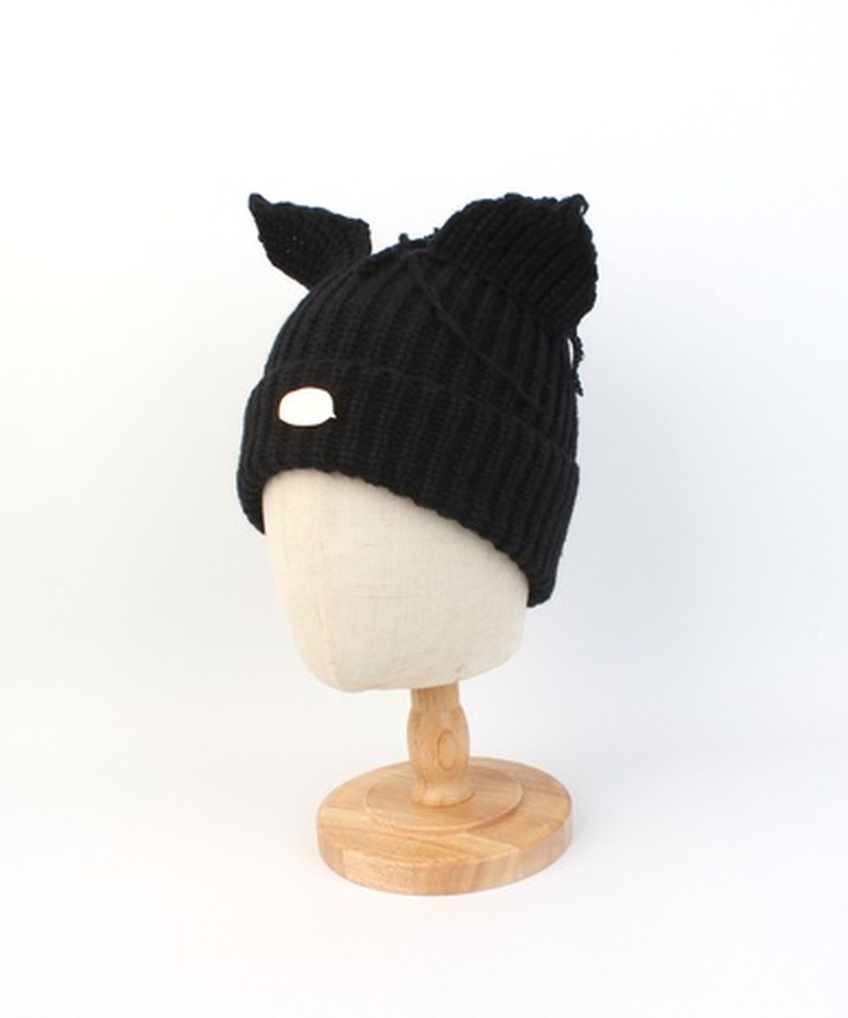 유니버셜 케미스트리(UNIVERSAL CHEMISTRY) Vintage Fox Black Beanie 고양이비니