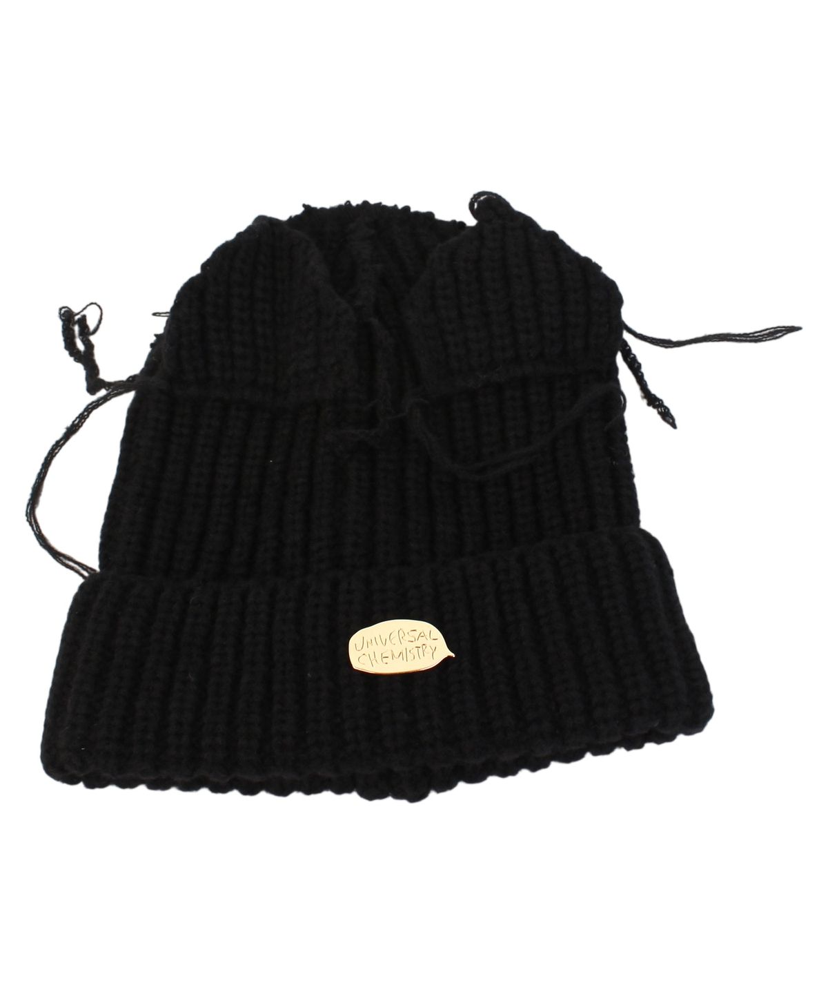 유니버셜 케미스트리(UNIVERSAL CHEMISTRY) Vintage Fox Black Beanie 고양이비니