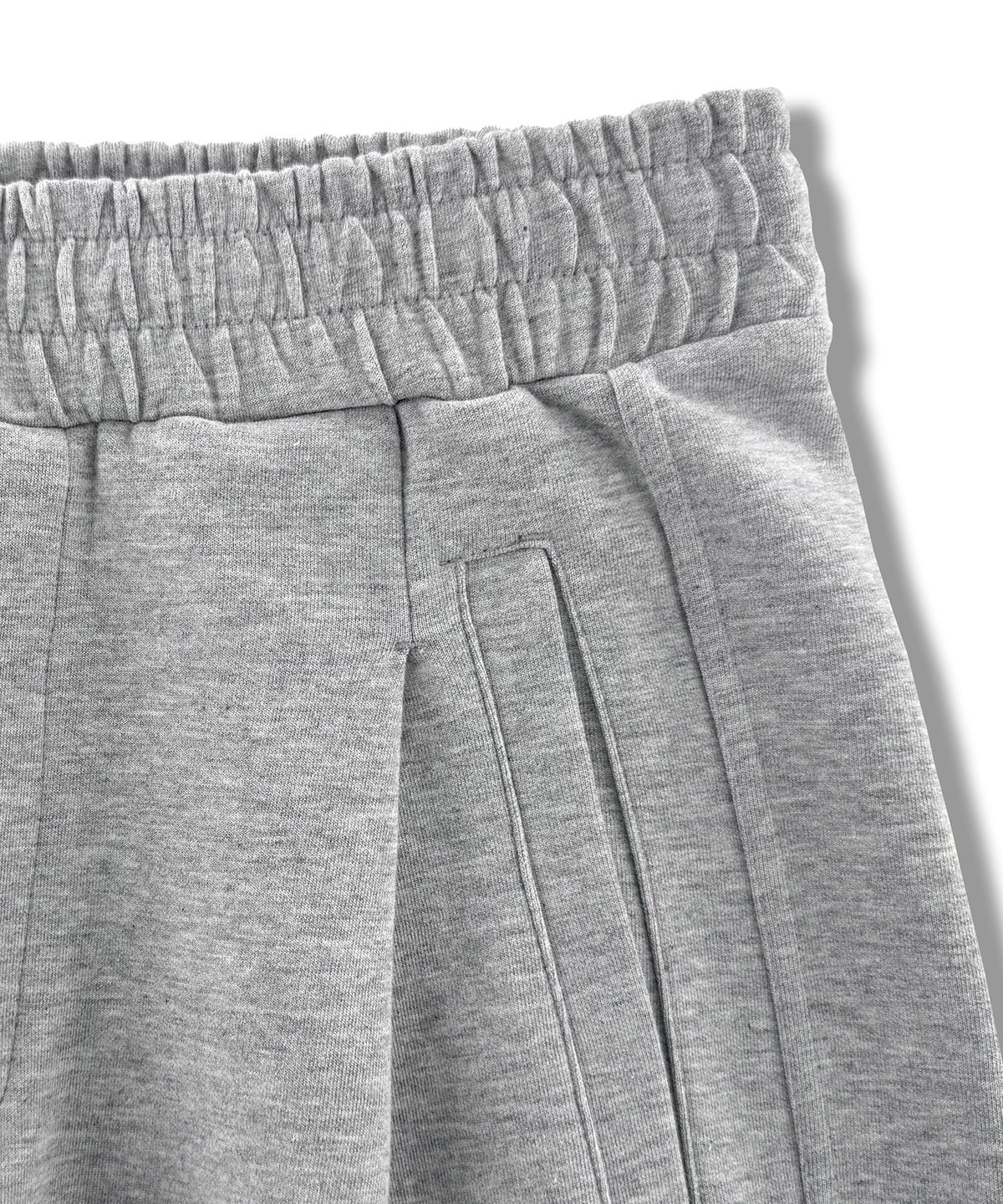 벙커버스터(BUNKERBUSTER) 원턱 커브드 스웨트 팬츠 MR6PU176_MELANGE GREY