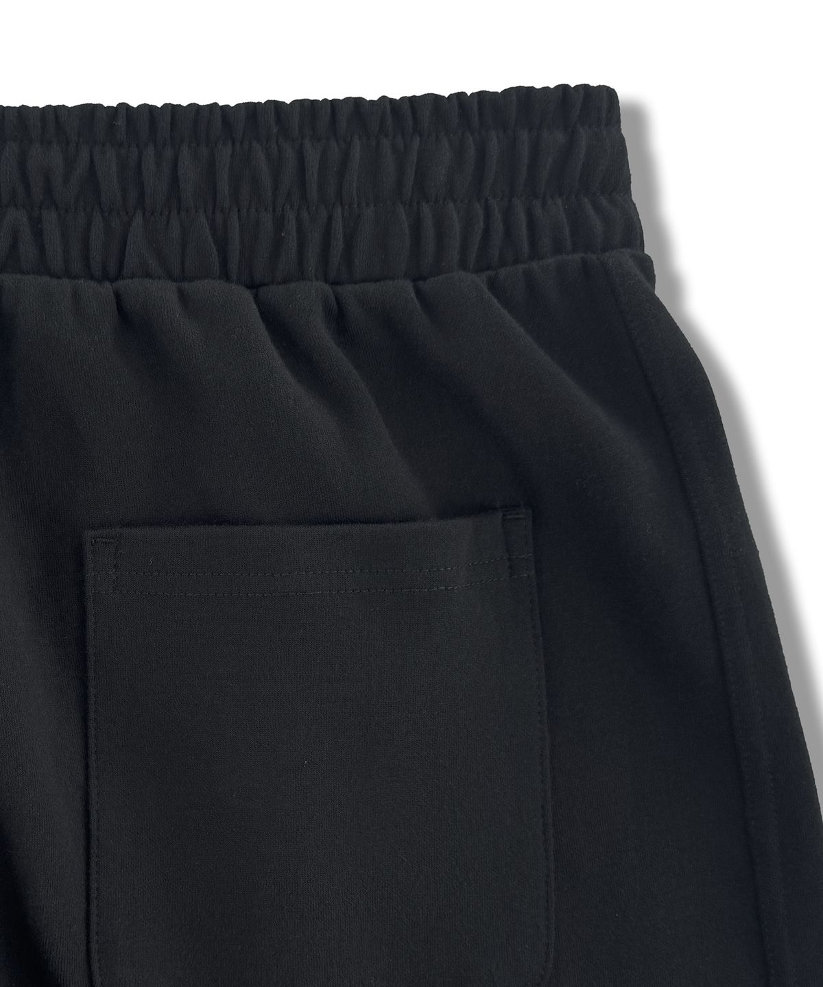 벙커버스터(BUNKERBUSTER) 원턱 커브드 스웨트 팬츠 MR6PU176_BLACK