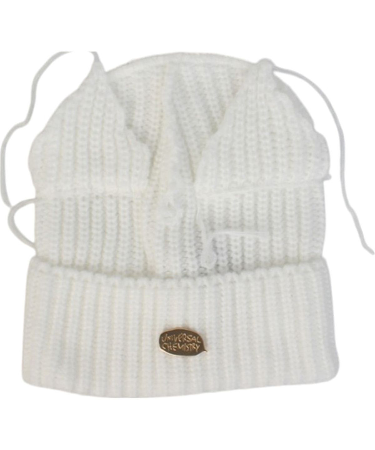 유니버셜 케미스트리(UNIVERSAL CHEMISTRY) Vintage Fox White Beanie 고양이비니