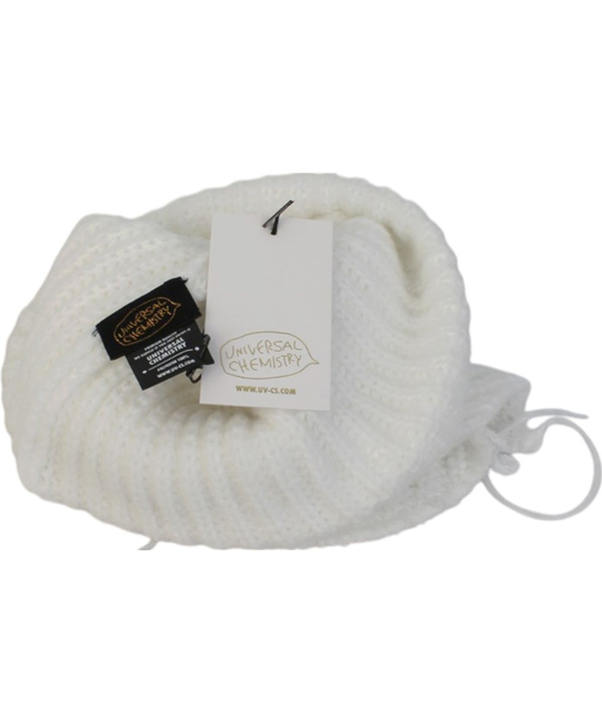 유니버셜 케미스트리(UNIVERSAL CHEMISTRY) Vintage Fox White Beanie 고양이비니