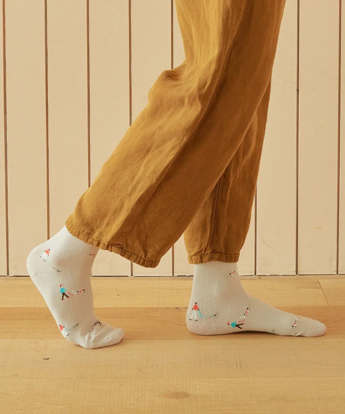 삭스타즈(SOCKSTAZ) GCT021 남녀공용 애니멀패턴 면양말 dog walker