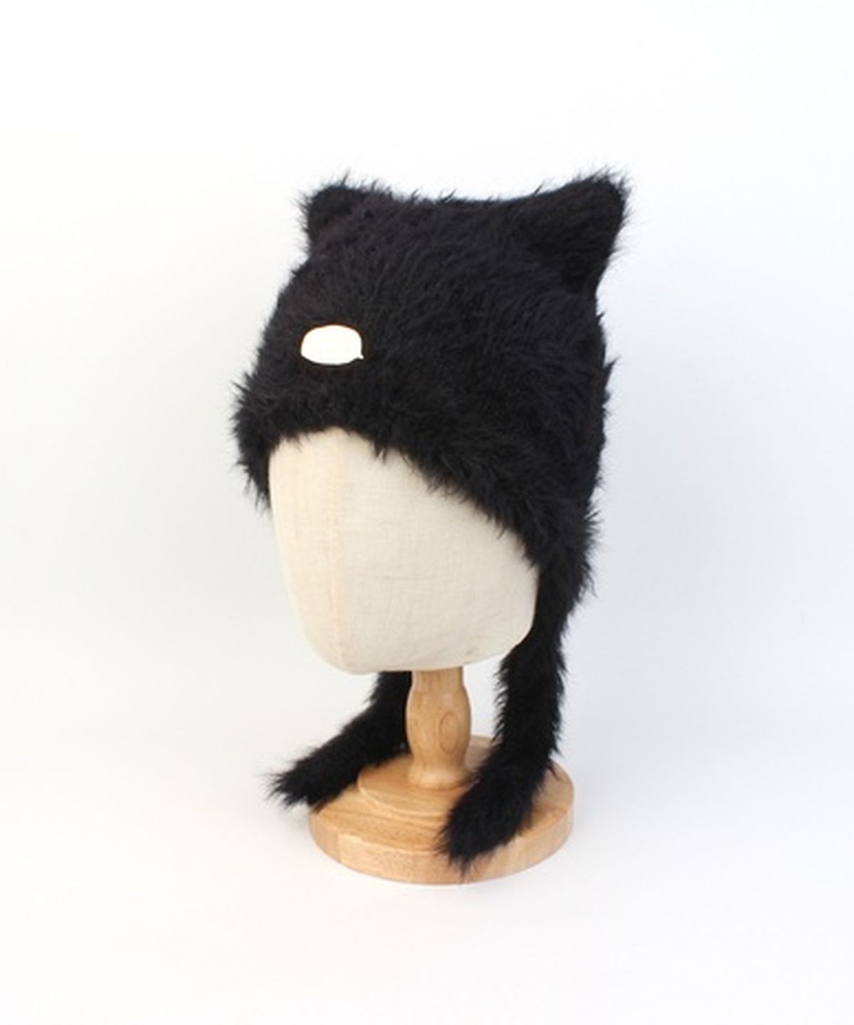 유니버셜 케미스트리(UNIVERSAL CHEMISTRY) Cat Black GD Fur Earflap Cap 귀달이모자