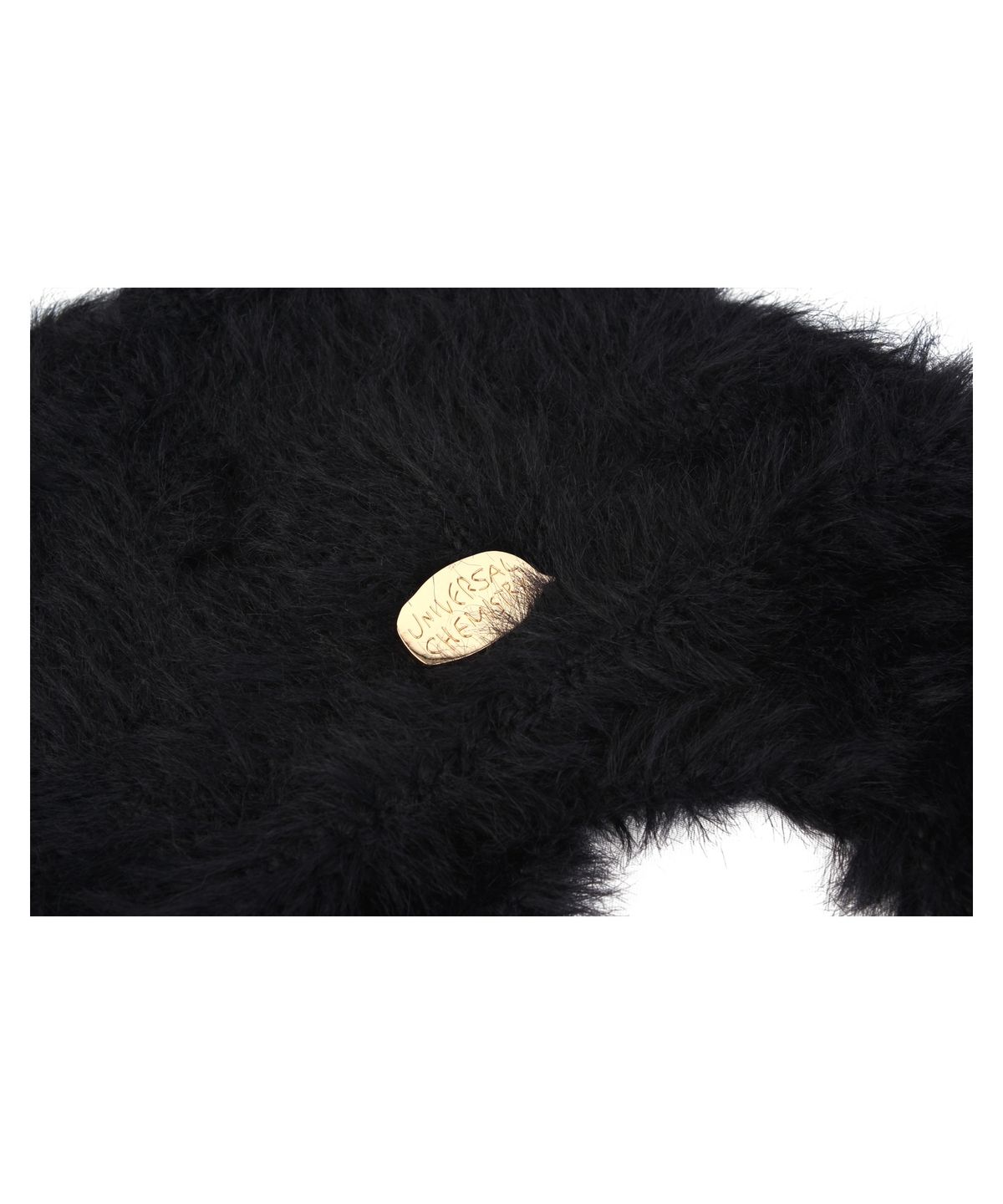유니버셜 케미스트리(UNIVERSAL CHEMISTRY) Cat Black GD Fur Earflap Cap 귀달이모자