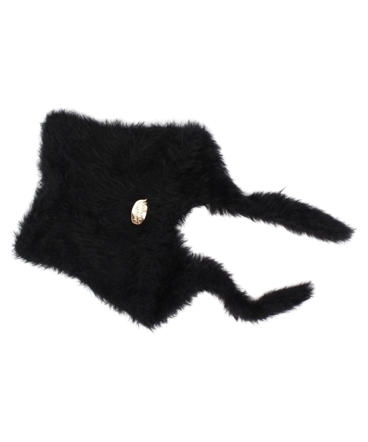 유니버셜 케미스트리(UNIVERSAL CHEMISTRY) Cat Black GD Fur Earflap Cap 귀달이모자